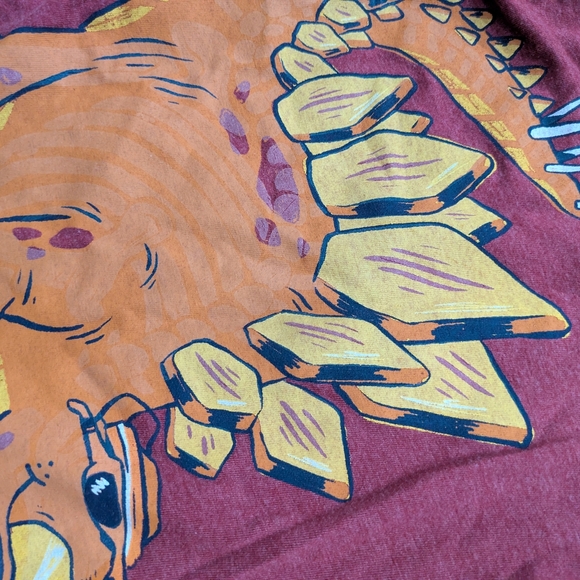 Carter's Kids Stegosaurus Long Sleeve Tee - Picture 3 of 3